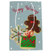 kerstsuikerkoekjes medium cadeauzakje (Voorkant)