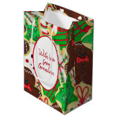 kerstsuikerkoekjes medium cadeauzakje (Voorkant Gekanteld)
