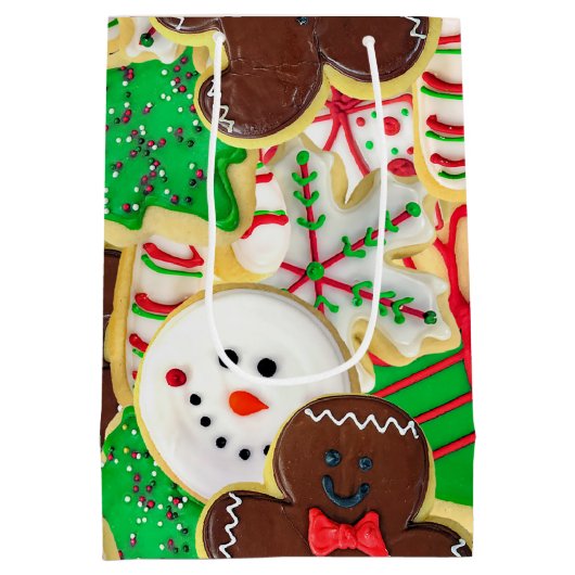 kerstsuikerkoekjes medium cadeauzakje (Achterkant)