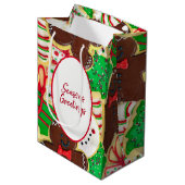 kerstsuikerkoekjes Seizoensbegroeten Medium Cadeauzakje (Voorkant Gekanteld)