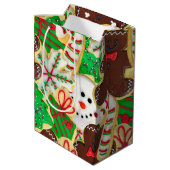 kerstsuikerkoekjes Seizoensbegroeten Medium Cadeauzakje (Achterkant Gekanteld)