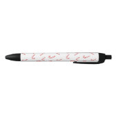 Kerstsuikerriet Kerstmis Zwarte Inkt Pen (Bodem)