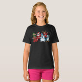 Kerstsuperheldenploeg Dabbing  T-shirt (Voorkant volledig)