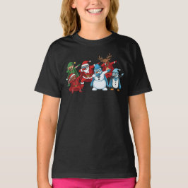 Kerstsuperheldenploeg Dabbing T-shirt