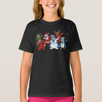 Kerstsuperheldenploeg Dabbing T-shirt