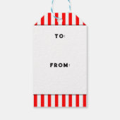 Kerstsurfen Cadeaulabel (Achterkant)