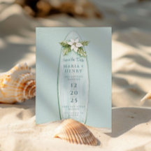 kerstsurfplank | Winter Beach Bewaar de datum