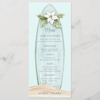 kerstsurfplank | winterstrand menu