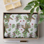 kerstsvis Holly in Berries Tissuepapier (Geschenk)