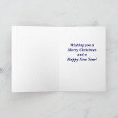 kerstswag feestdagen kaart (Binnen)