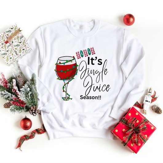 Kerstsweatshirt - Ho Ho Het Is Jingle Juice Trui