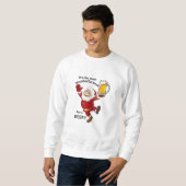 Kerstsweatshirt - Time For a Beer Trui (Voorkant volledig)