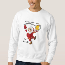 Kerstsweatshirt - Time For a Beer Trui