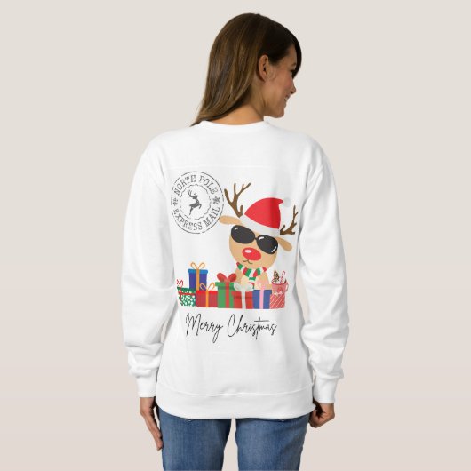 kerstsweatshirt trui (Achterkant volledig)