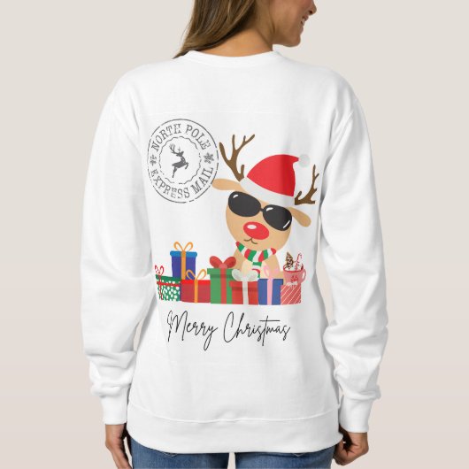 kerstsweatshirt trui (Achterkant)