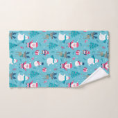 kerstsymbolen bad handdoek (Handdoek)