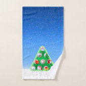 kerstsymbolen bad handdoek (Handdoek)