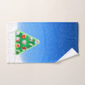 kerstsymbolen bad handdoek (Handdoek)