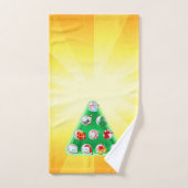 kerstsymbolen bad handdoek (Handdoek)