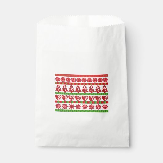 kerstsymbolen bedankzakje (Voorkant)