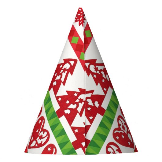 kerstsymbolen feesthoedjes (Achterkant)