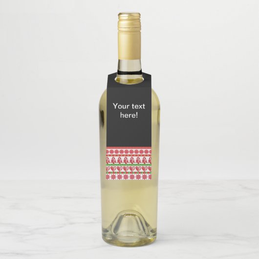 kerstsymbolen flessenhanger (Op fles)