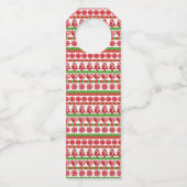 kerstsymbolen flessenhanger (Achterkant)