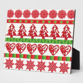 kerstsymbolen fotoplaat (Zijkant)