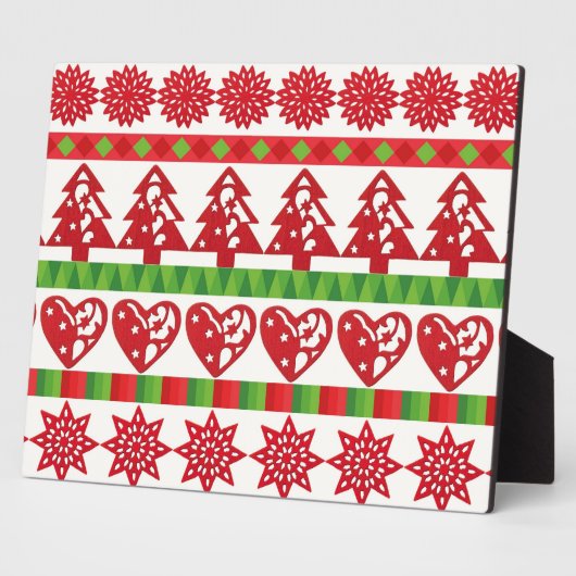 kerstsymbolen fotoplaat (Zijkant)