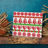 kerstsymbolen fotoplaat (Zijkant)