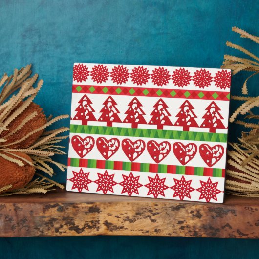 kerstsymbolen fotoplaat (Zijkant)