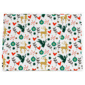 kerstsymbolen groot cadeauzakje (Voorkant)