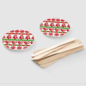 kerstsymbolen handwaaier (Niet-gemonteerd)