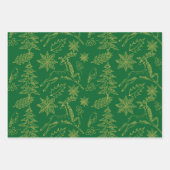 kerstsymbolen inpakpapier vel (Voorkant 3)