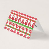 Kerstsymbolen Kaart (Achterkant)