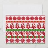 Kerstsymbolen Kaart (Voorkant / Achterkant)