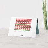 Kerstsymbolen Kaart (Achterkant)