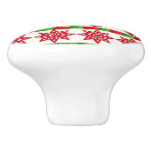 kerstsymbolen keramische knop (Zijkant)