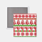 kerstsymbolen magneet (Voorkant / Achterkant)