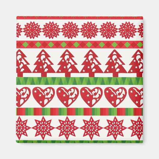 kerstsymbolen magneet (Voorkant)