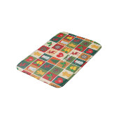 kerstsymbolen Medley Art Thunder_Cove Badmat (Gekanteld)