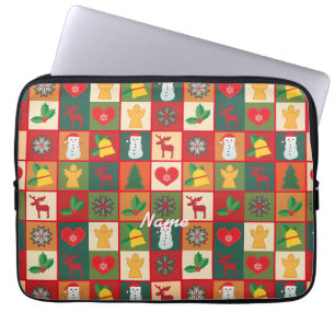 kerstsymbolen Medley Art Thunder_Cove Laptop Sleeve