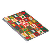 kerstsymbolen Medley Art Thunder_Cove Notitieboek (Rechterzijde)