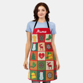 kerstsymbolen Medley Art Thunder_Cove Schort (Gedragen)