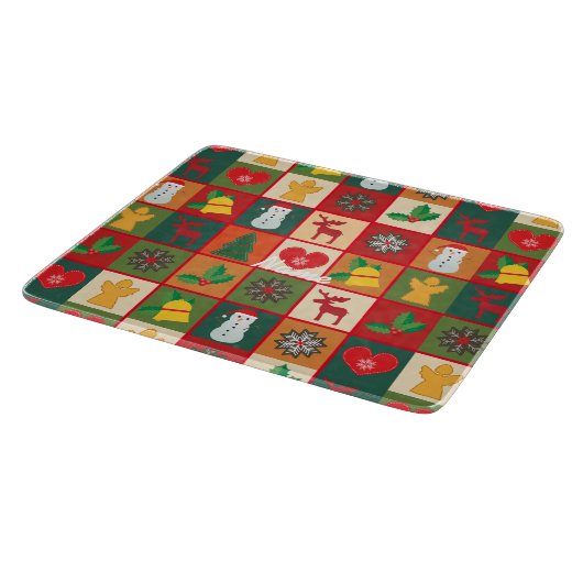 kerstsymbolen Medley Art Thunder_Cove Snijplank (Hoek)