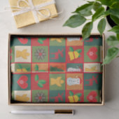 kerstsymbolen Medley Art Thunder_Cove Tissuepapier (Geschenk)