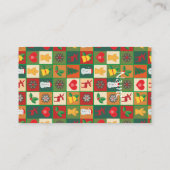 kerstsymbolen Medley Art Thunder_Cove Visitekaartje (Achterkant)