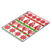 kerstsymbolen notitieboek (Linkerzijde)