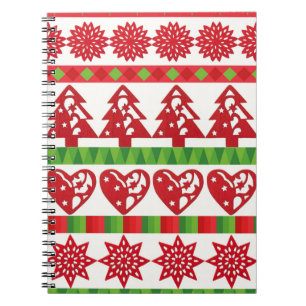 kerstsymbolen notitieboek