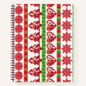 kerstsymbolen notitieboek (Voorkant)